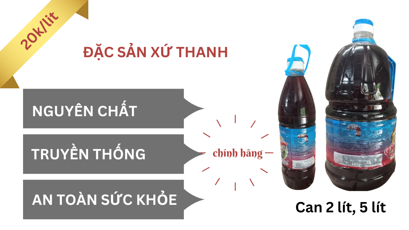 Nước mắm Thanh Hương phổ thông (20k/lit)