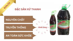 Nước mắm Thanh Hương nguyên chất (60k/lit)