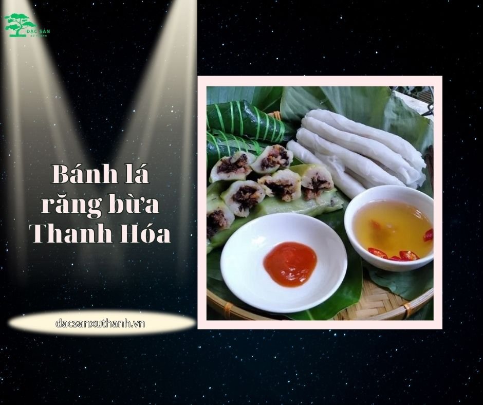 Bánh lá răng bừa - món ăn nổi tiếng xứ Thanh