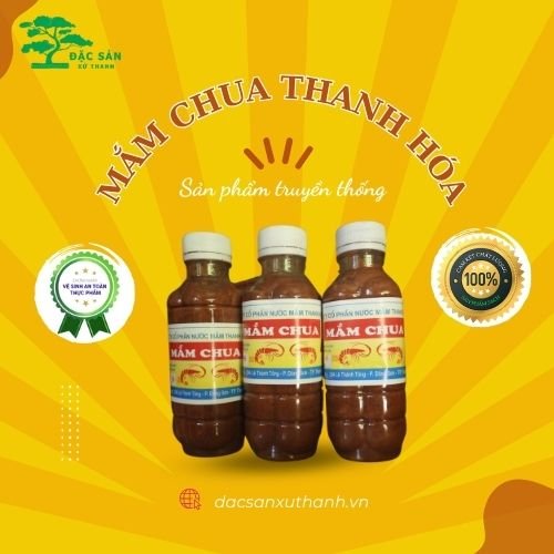 Mắm chua Thanh Hương đóng chai 1lit