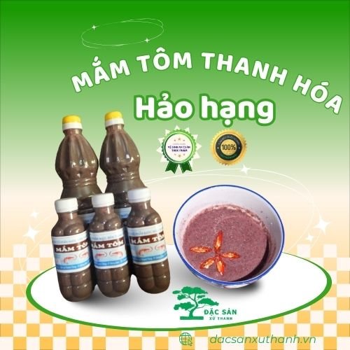 Mắm tôm Thanh Hương đóng chai 1lit