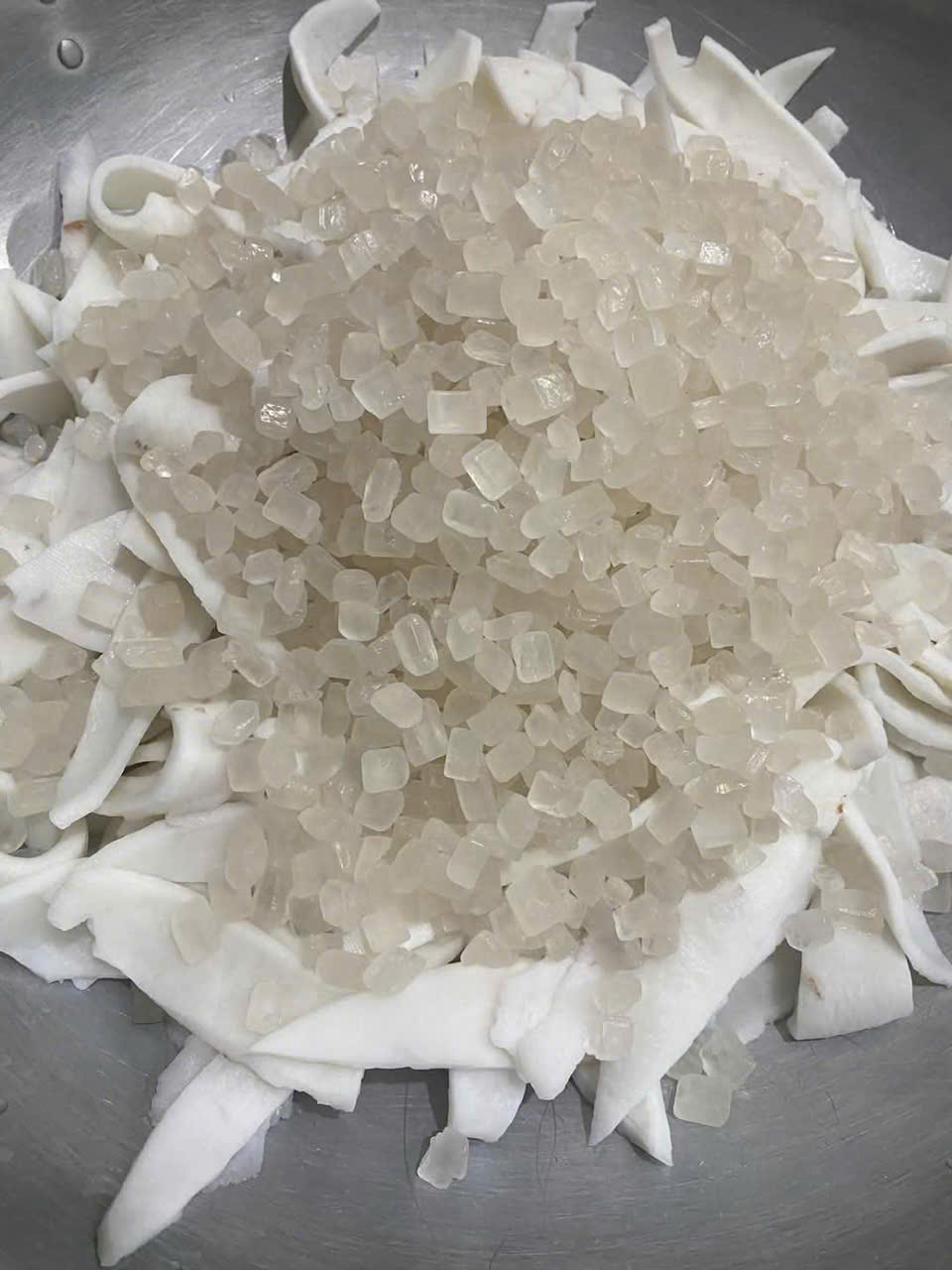 Mứt dừa xiêm non đường phèn miếng (500gram/gói)